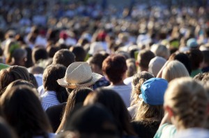 Large crowd of people