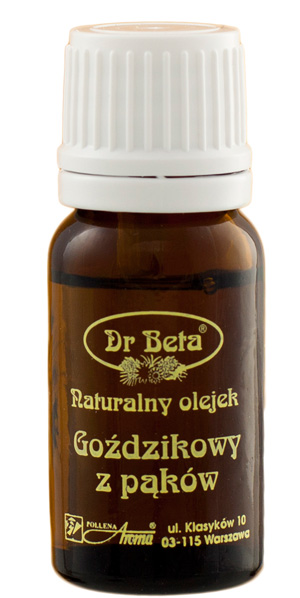 Naturalny olejek goździkowy, fot.: dr Beta