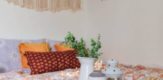 Sypialnia boho