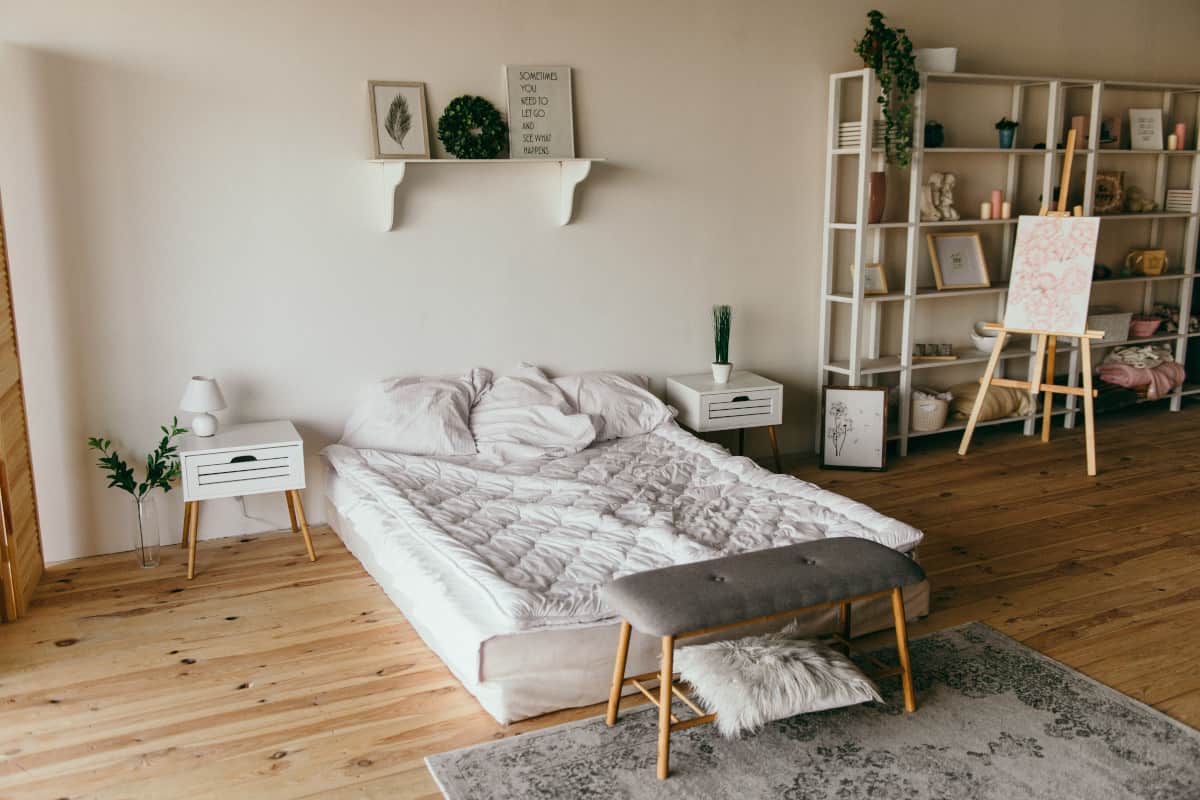 Sypialnia w stylu skandynawskim 