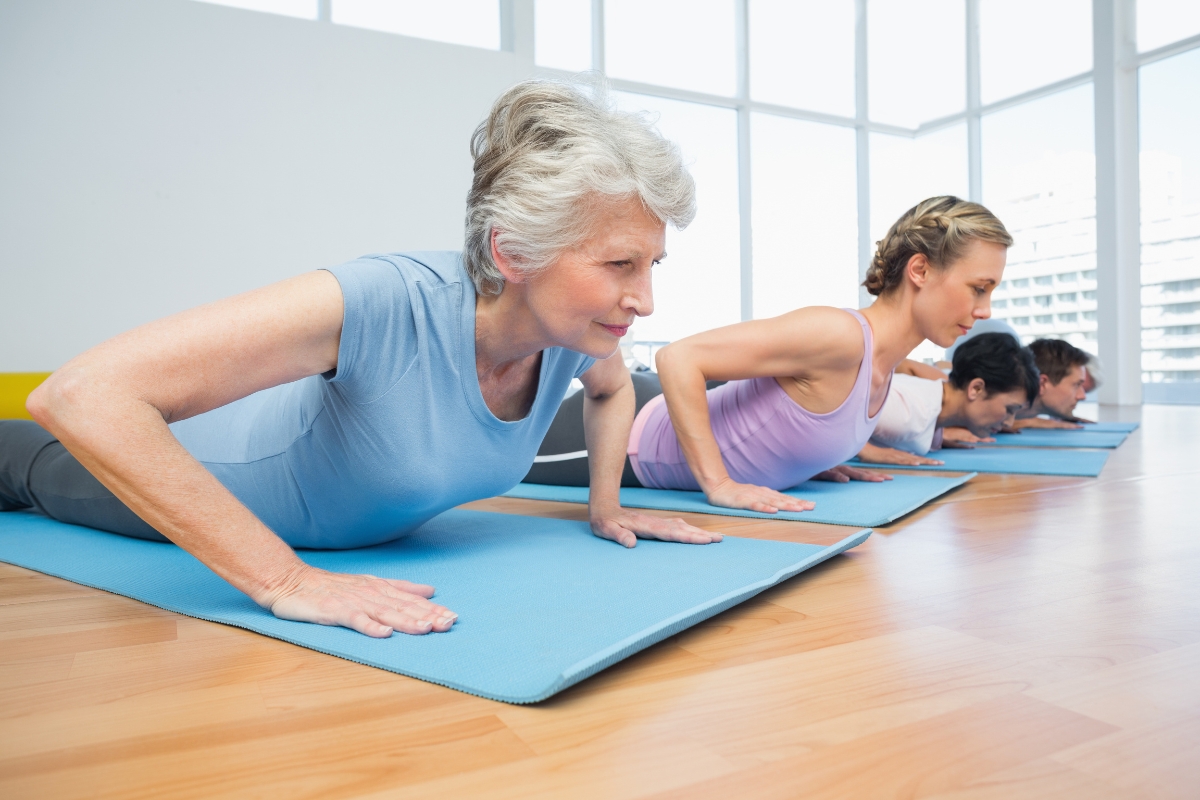 sport a menopauza
